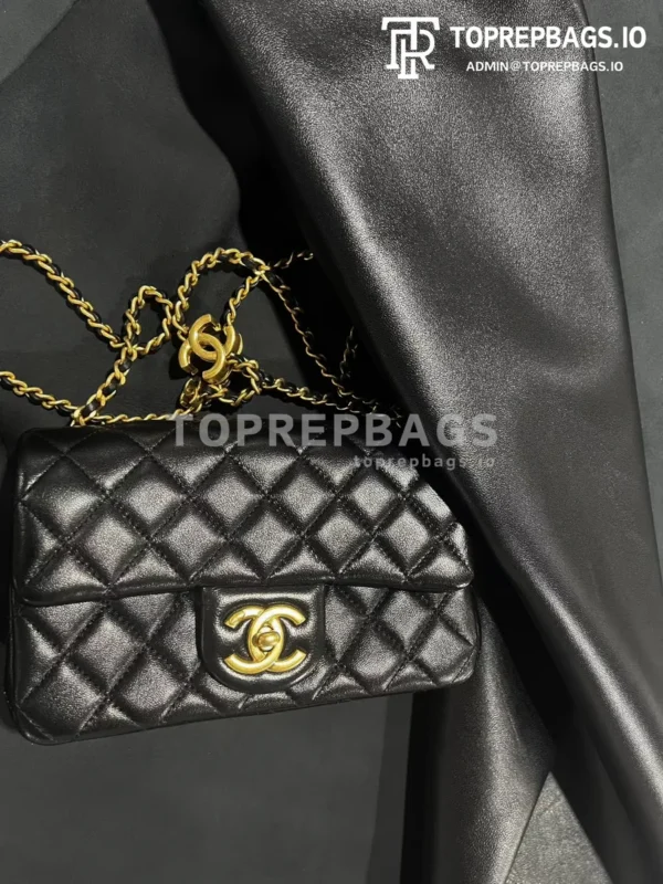 i1757045351135_3034_0_1 Chanel Classic Flap Rectangular Mini in Black