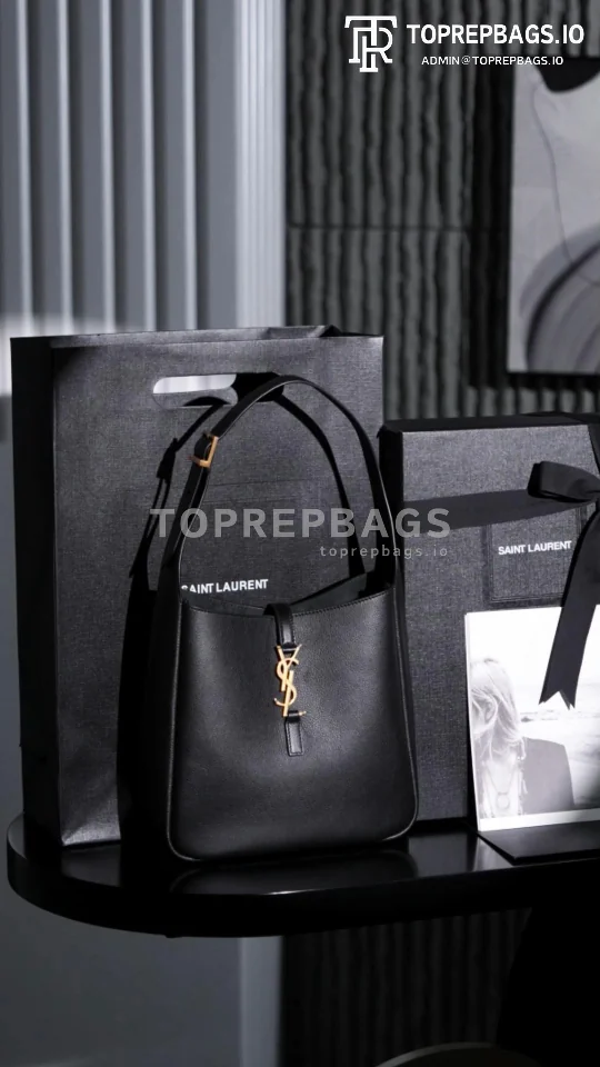i1758103505823_2896_0_0 YSL Le 5 A 7 Hobo in Black