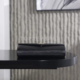 YSL CASSANDRE WOC in Black