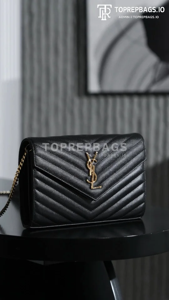 i1758967649364_7933_0_0 YSL CASSANDRE WOC in Black