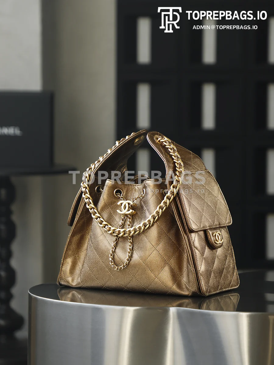i1760164309753_3259_0_1 Chanel 25 Bag Small Hobo in Brown