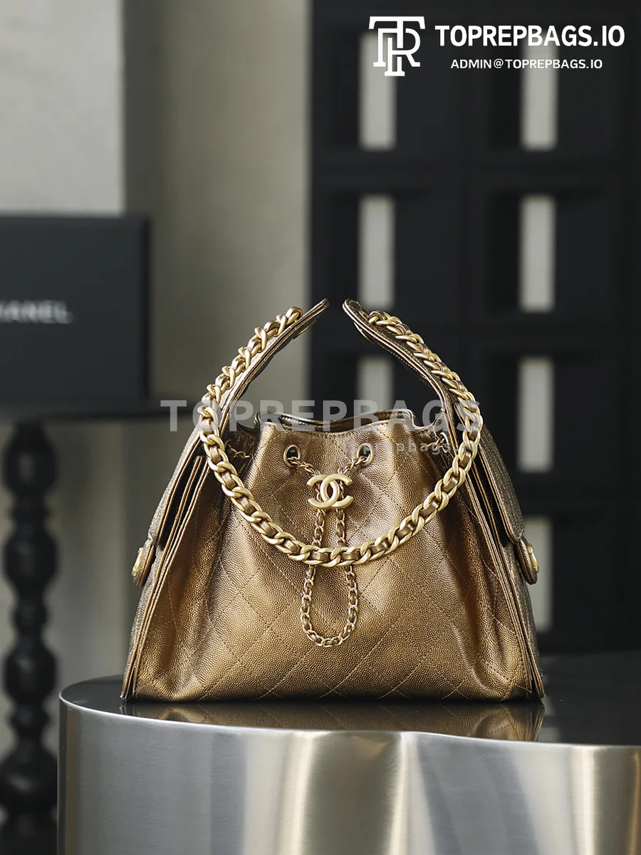 i1760164310572_9362_0_0 Chanel 25 Bag Small Hobo in Brown