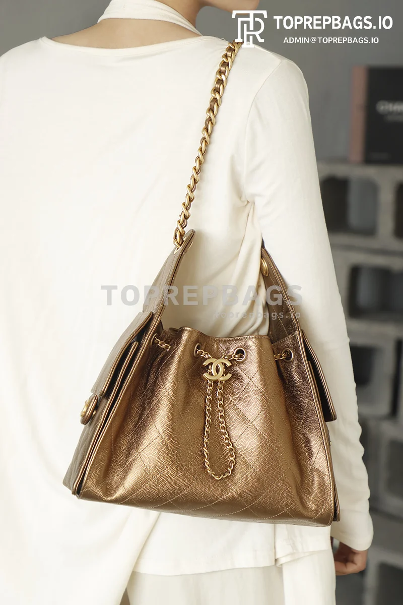 i1760164373790_4025_0_0 Chanel 25 Bag Small Hobo in Brown