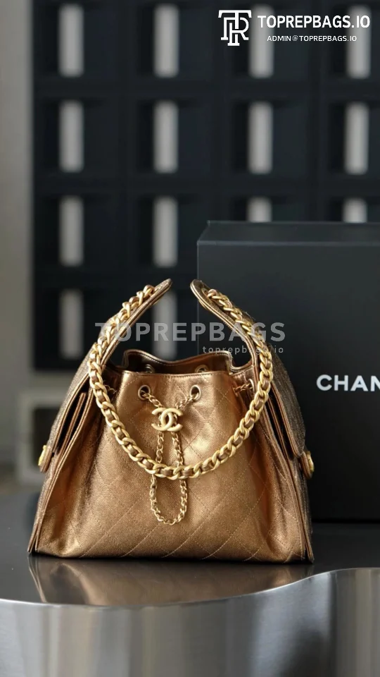 i1760164554455_1755_0_0 Chanel 25 Bag Small Hobo in Brown