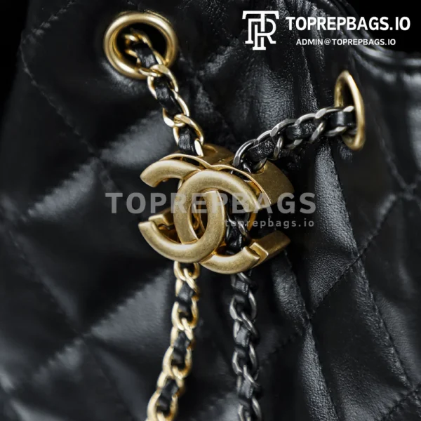 i1760590190668_1832_0_0 Chanel 25 Bag Bucket in Black