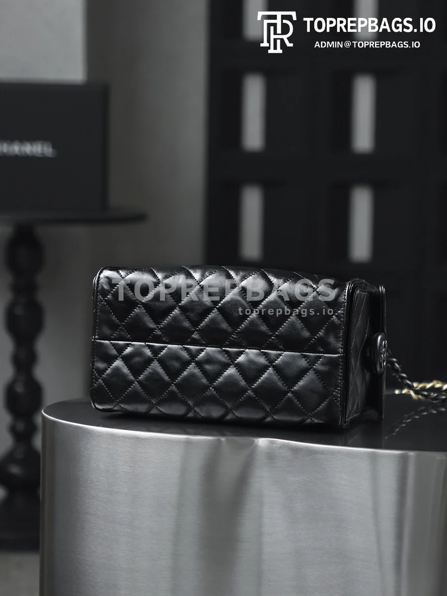 i1760590356265_8290_0_5 Chanel 25 Bag Bucket in Black