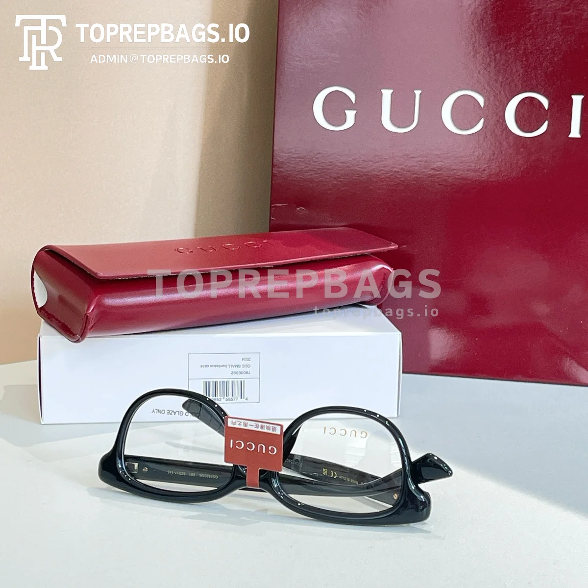 i1762058445221_784_0_4 Gucci GG1833OK Optical Frames in Tortoiseshell