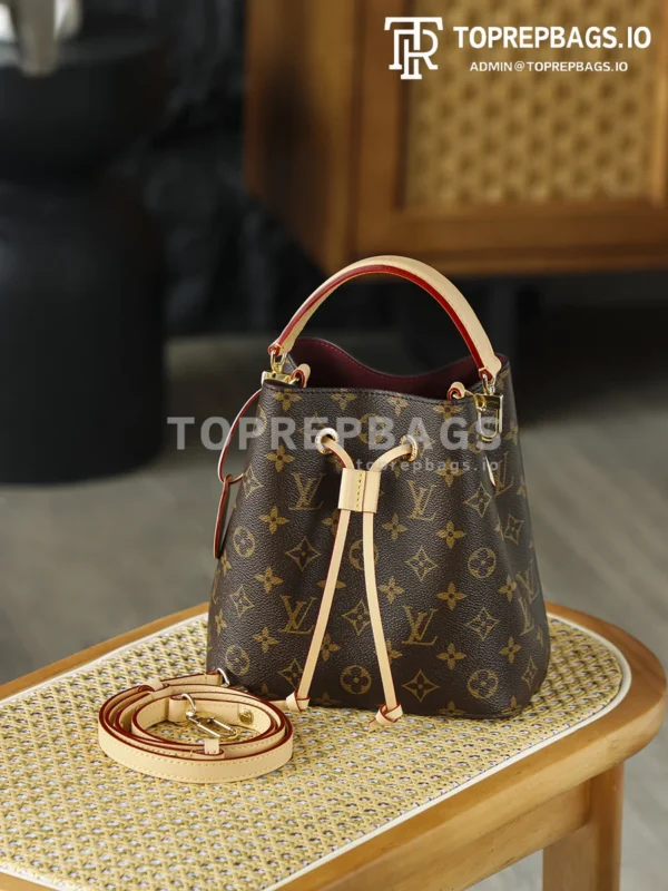 i1762579300664_4156_0_7 Louis Vuitton NeoNoe BB Bucket in Brown