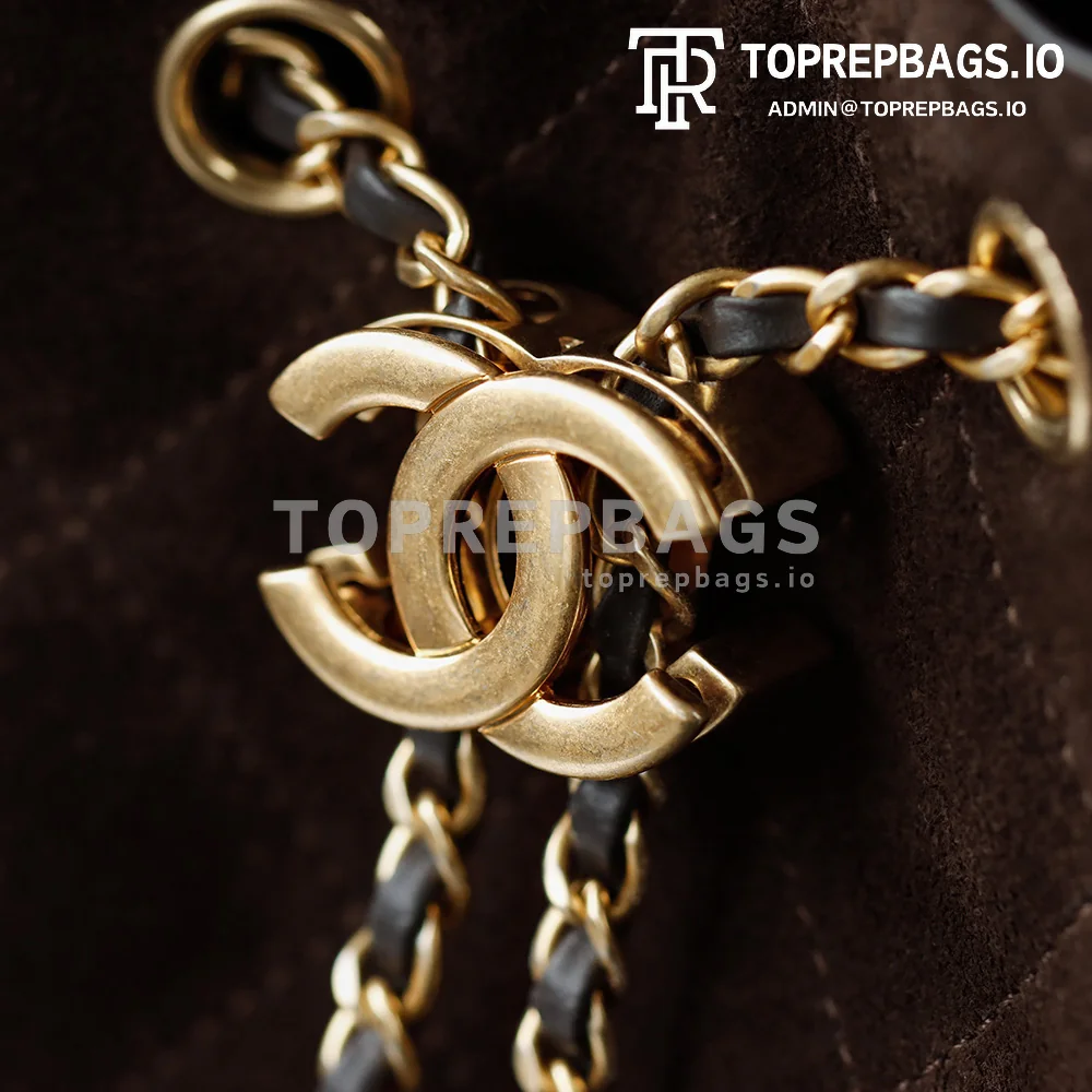 i1763365747669_6864_0_1 Chanel 25 Bag Small Hobo in Brown