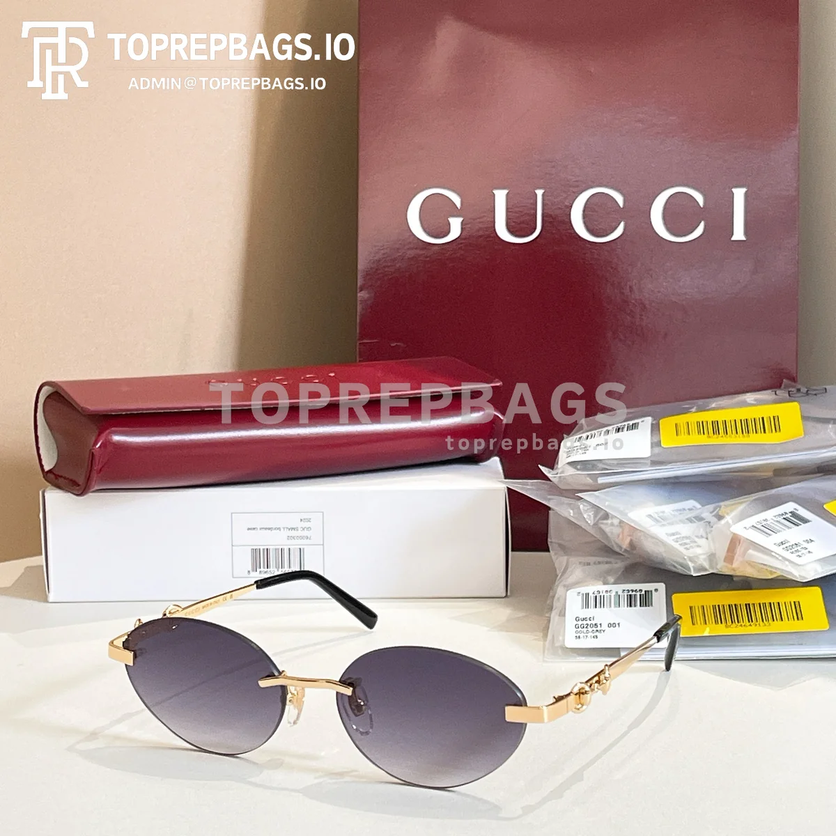 i1763526532283_134_0_1 Gucci GG2051 Sunglasses in Blue