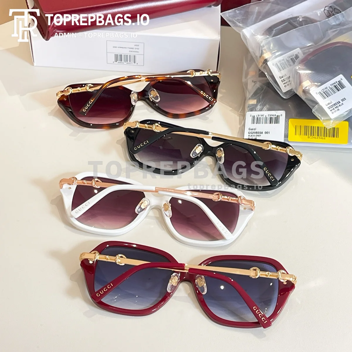 i1763526769328_1311_0_8 Gucci GG2055SA Sunglasses in Red