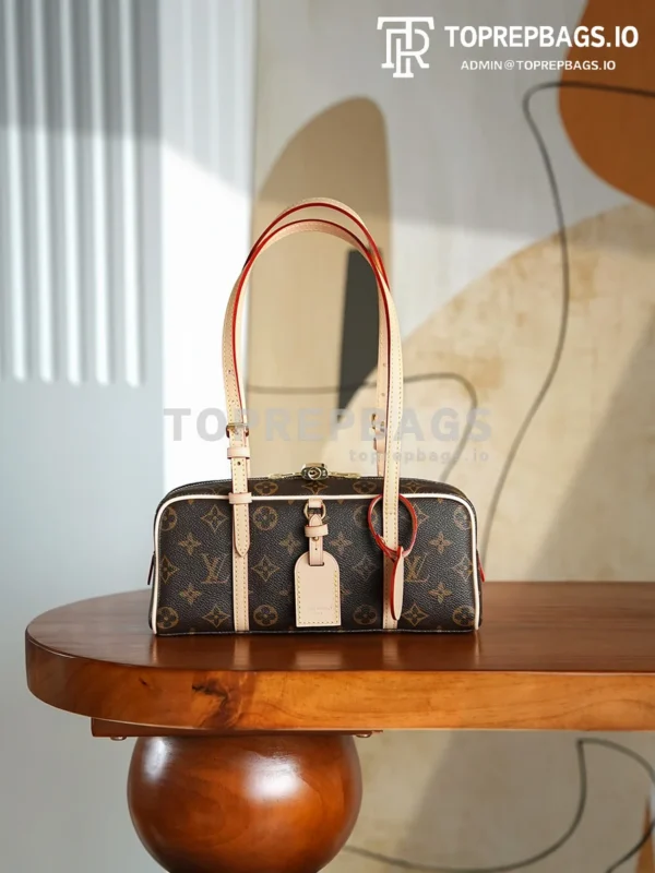 i1763797209733_8196_0_0 Louis Vuitton Hang On Hobo in Brown