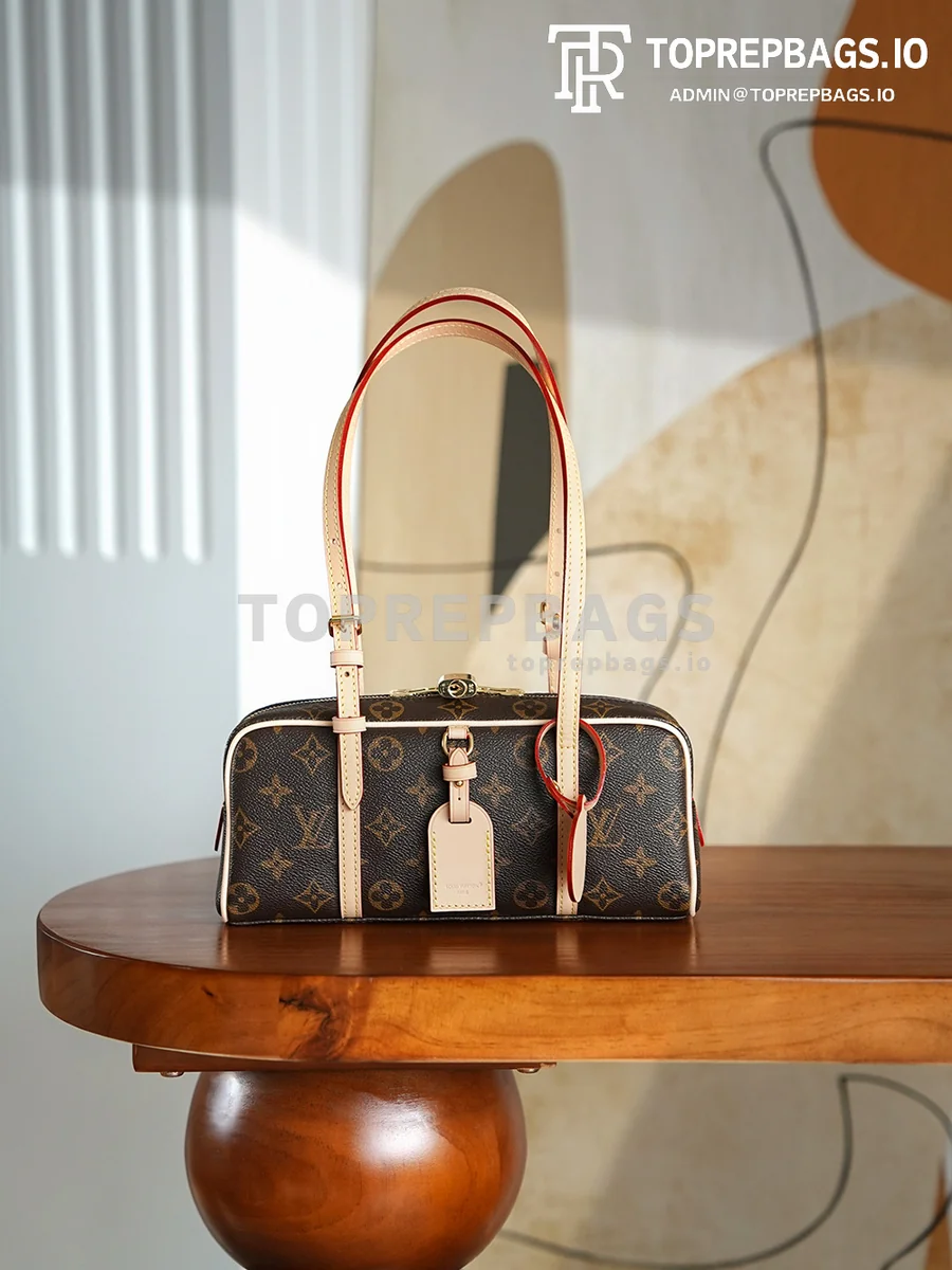 i1763797209733_8196_0_0 Louis Vuitton Hang On Hobo in Brown