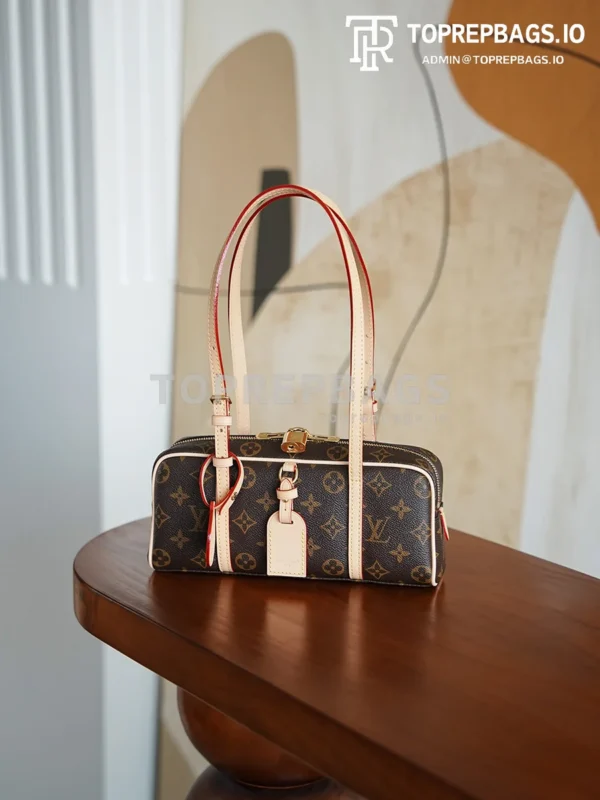 i1763797209733_8213_0_7 Louis Vuitton Hang On Hobo in Brown