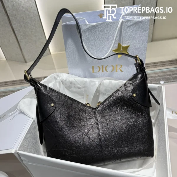 i1764229135249_1603_0_6 Dior Voyage Medium Hobo in Black