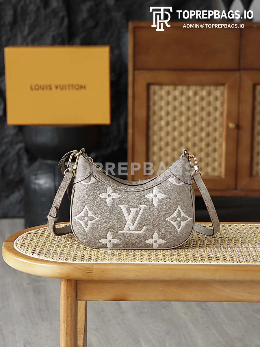 i1764665725216_4229_0_0 Louis Vuitton Bagatelle Hobo in Grey