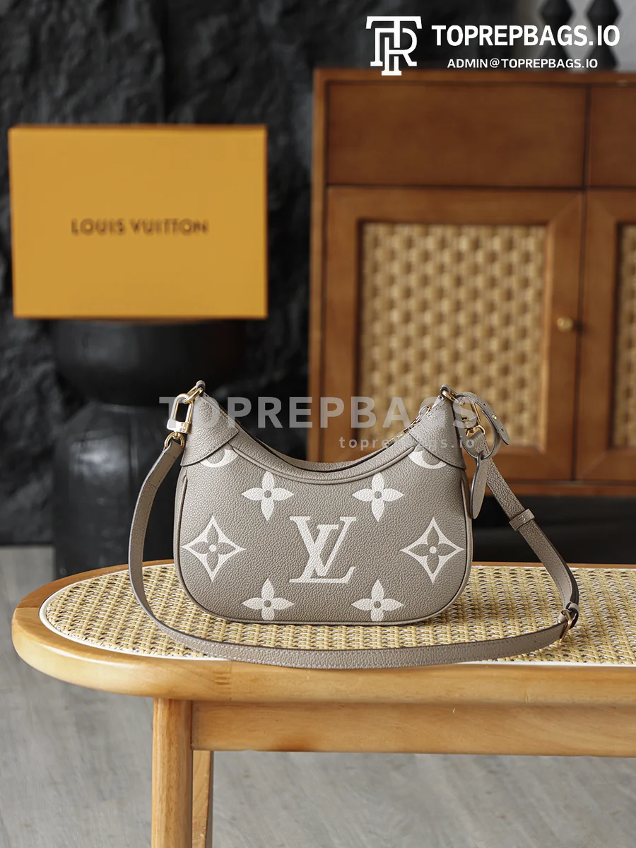 i1764665725575_3123_0_2 Louis Vuitton Bagatelle Hobo in Grey