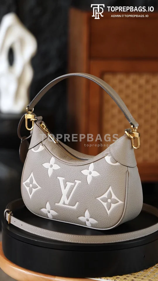 i1764665881442_5432_0_0 Louis Vuitton Bagatelle Hobo in Grey