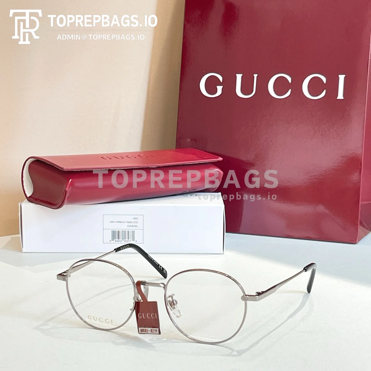 i1764746143983_7459_0_2 Gucci GG2004OA Optical Frames in Silver
