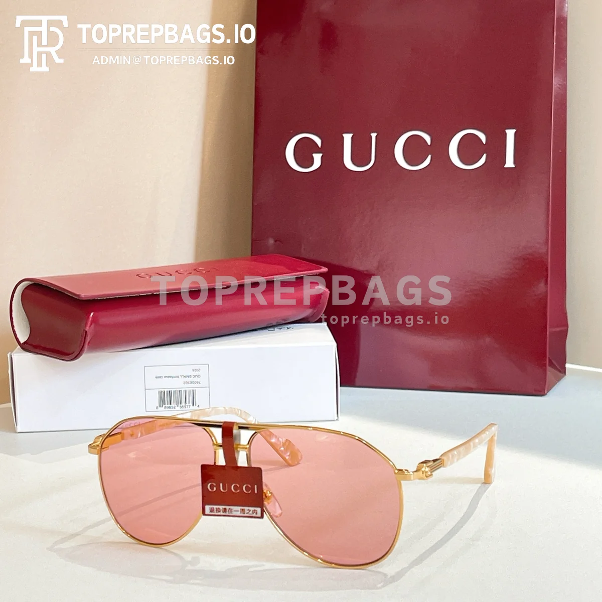 i1764746192000_7858_0_2 Gucci GG1220S Sunglasses in Blue