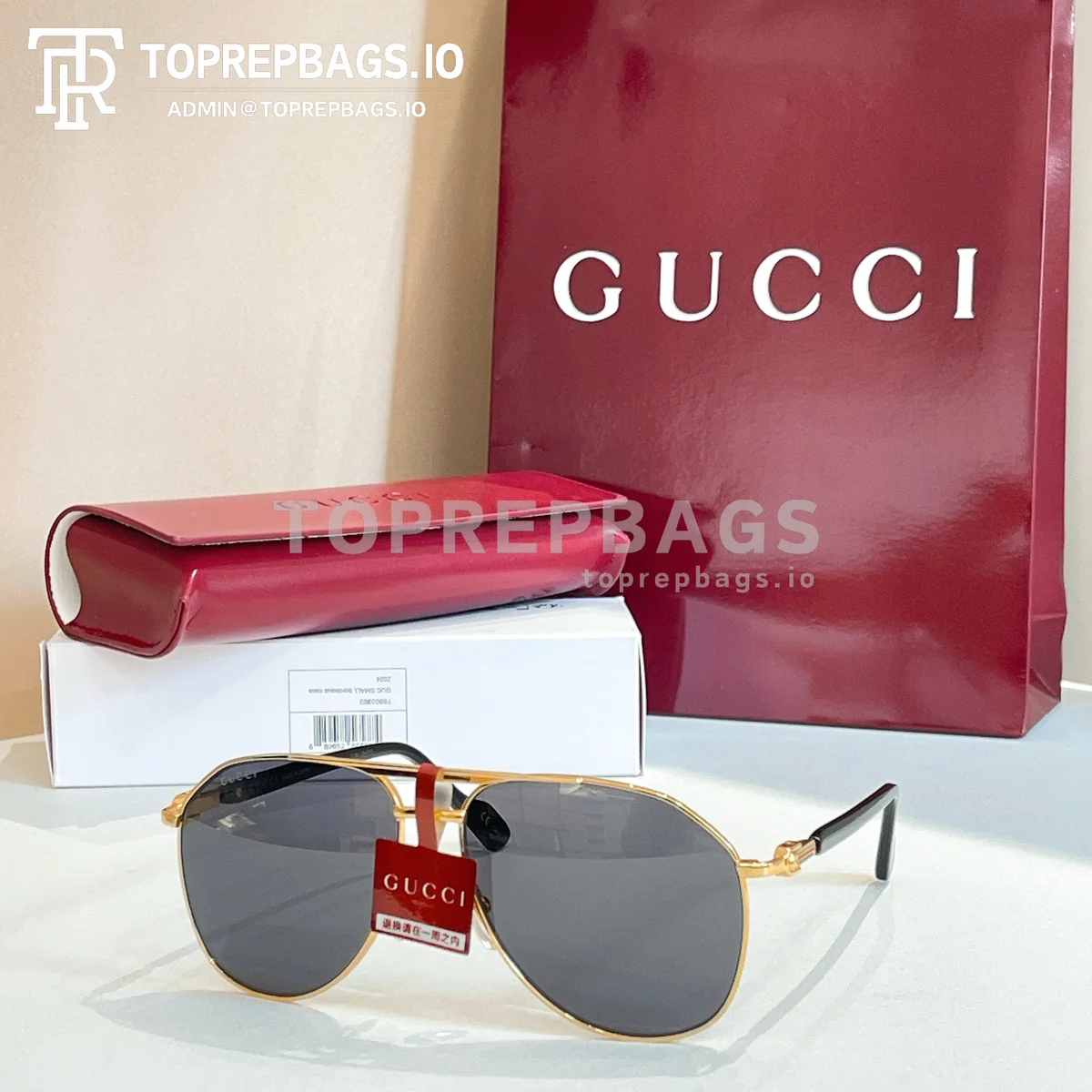 i1764746192669_190_0_3 Gucci GG1220S Sunglasses in Blue