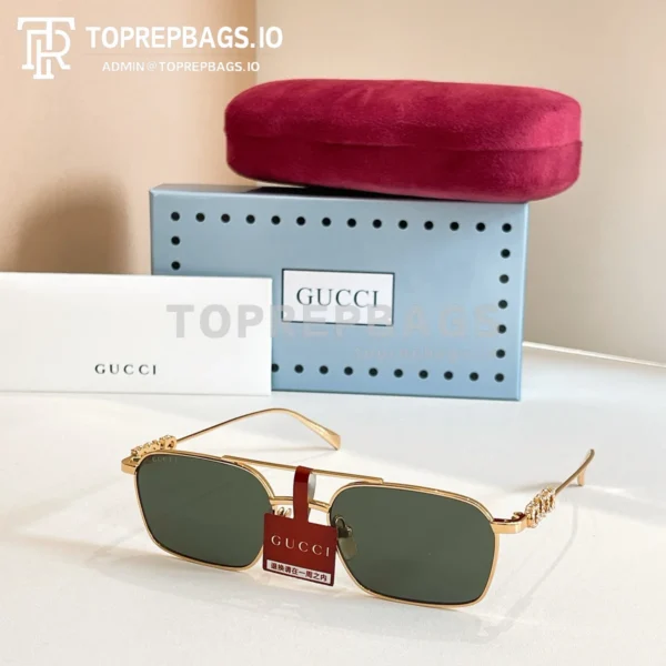 i1765001961744_2311_0_2 Gucci GG1804S Sunglasses in Green