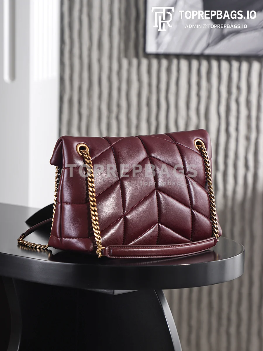 i1765256428500_2945_0_1 YSL Puffer Small in Burgundy