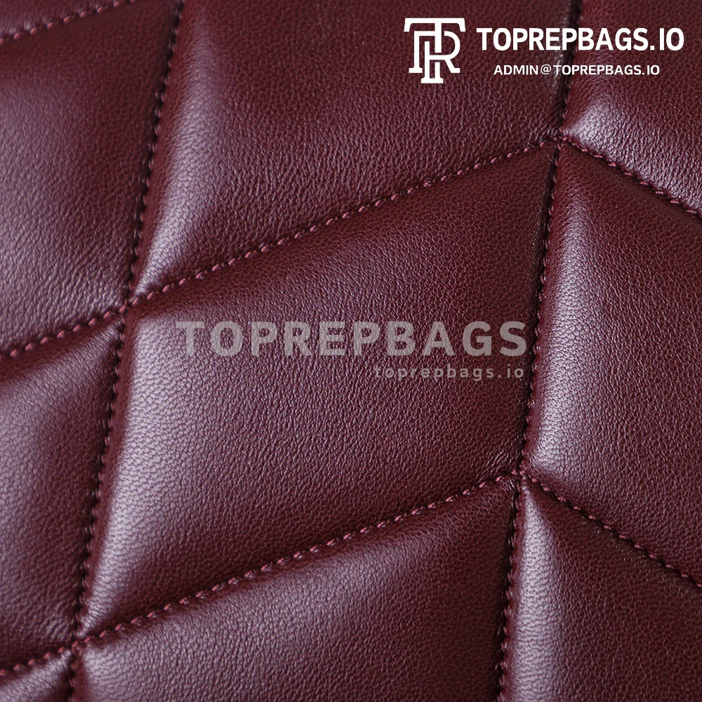 i1765256697023_7746_0_4 YSL Puffer Small in Burgundy