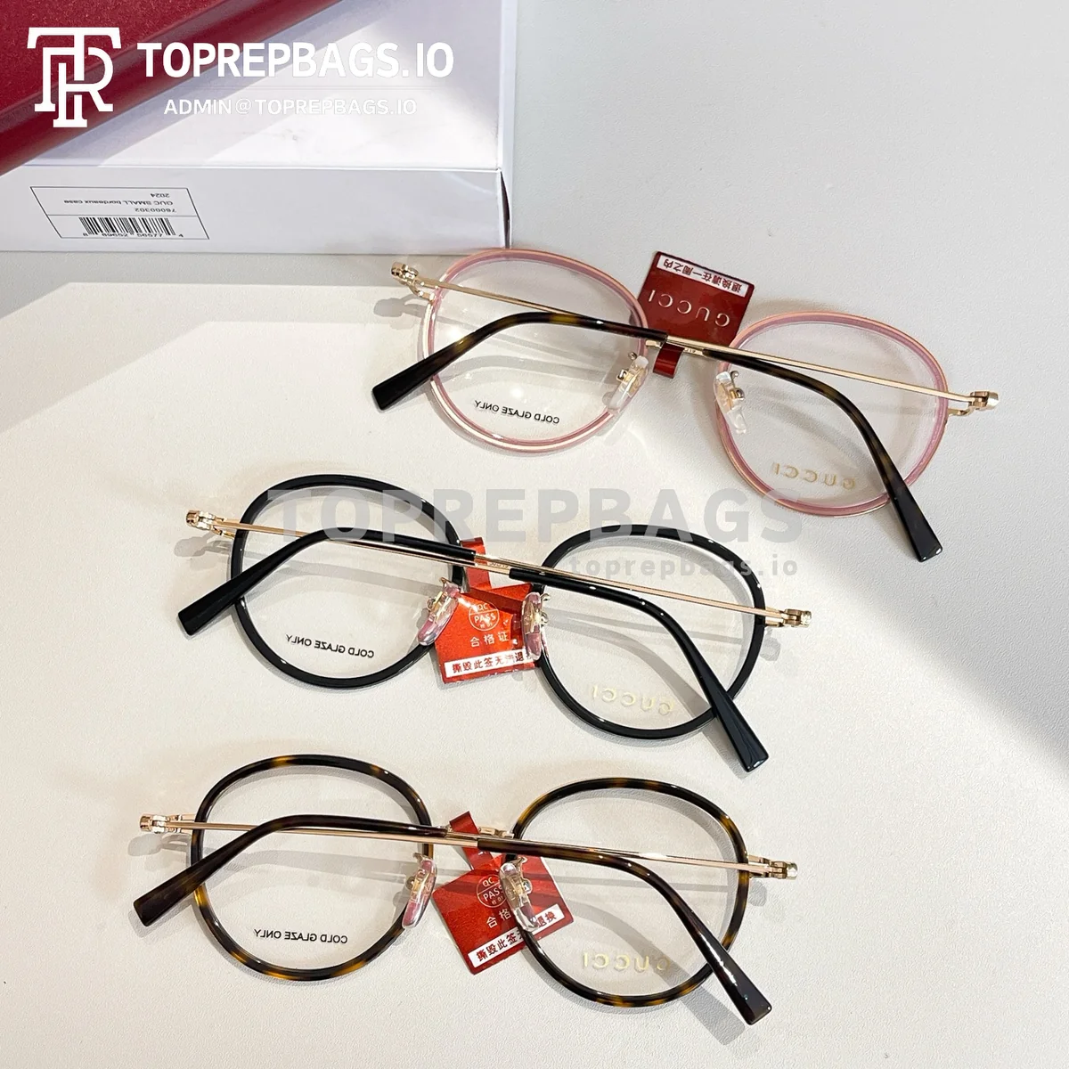 i1765351430923_2163_0_7 Gucci GG1851OA Optical Frames in Tortoiseshell