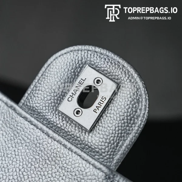 i1765859285615_5223_0_7 Chanel Classic Flap Rectangular Mini Lambskin Leather Silver-tone Hardware Shoulder Bag detailed product image
