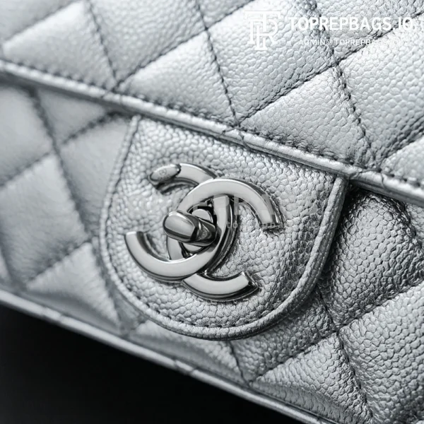 i1765859286102_3416_0_1 Chanel Classic Flap Rectangular Mini Lambskin Leather Silver-tone Hardware Shoulder Bag detailed product image