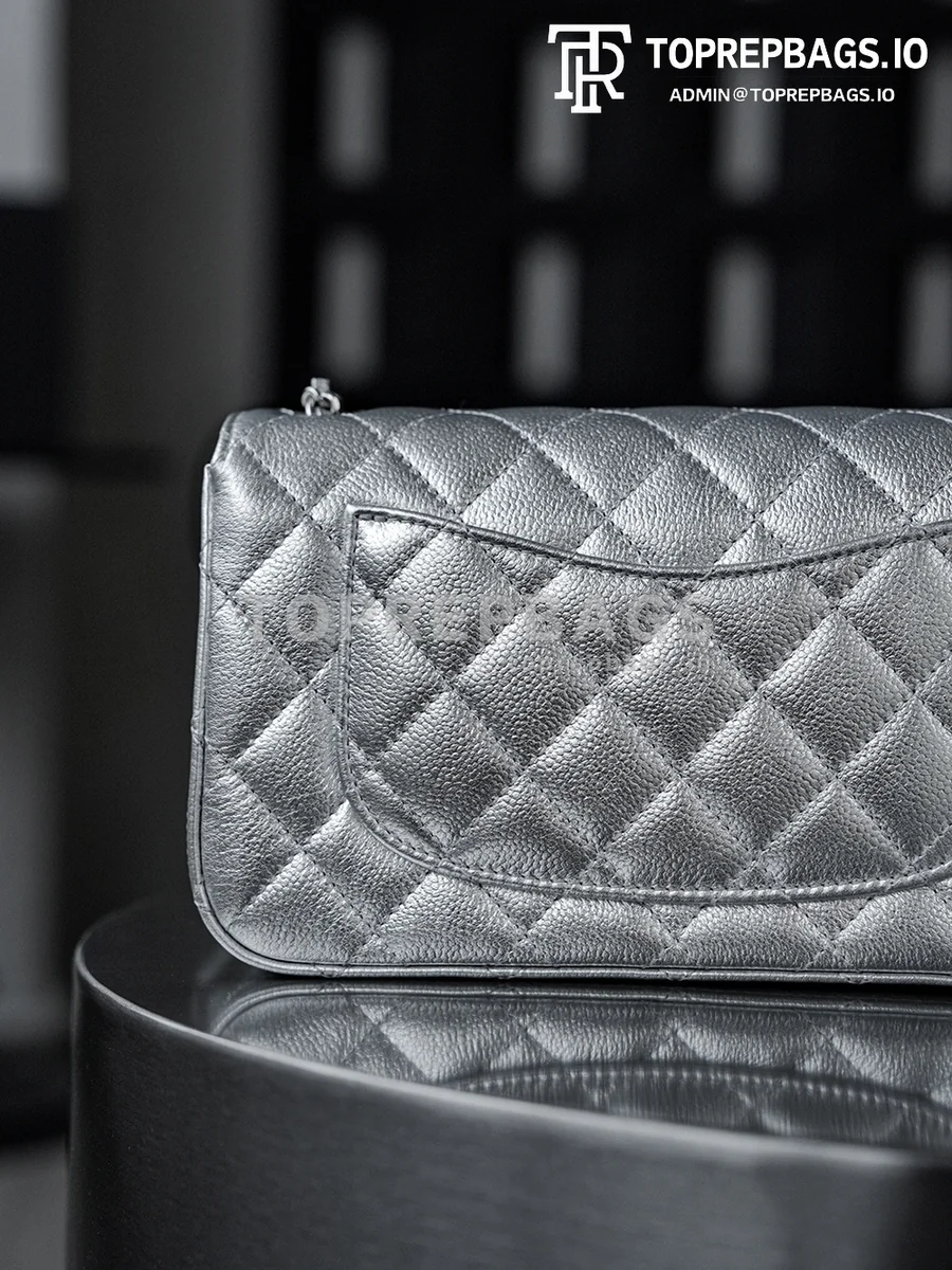 i1765859448414_4661_0_8 Chanel Classic Flap Rectangular Mini Lambskin Leather Silver-tone Hardware Shoulder Bag detailed product image