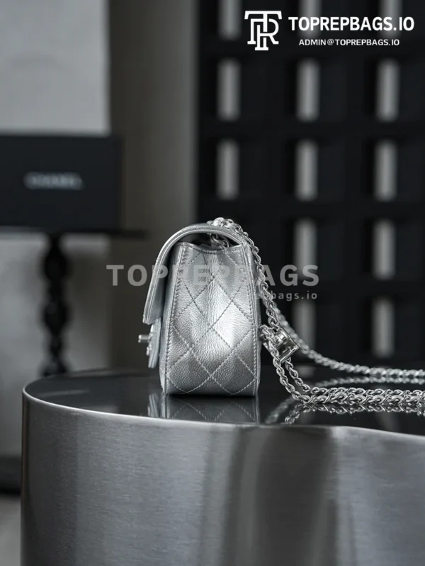 i1765859449232_1020_0_2 Chanel Classic Flap Rectangular Mini Lambskin Leather Silver-tone Hardware Shoulder Bag detailed product image