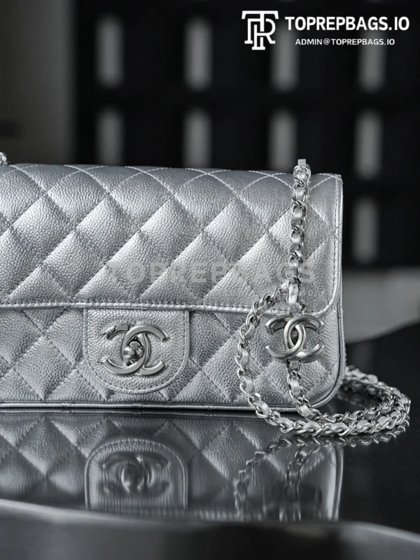 i1765859449631_9688_0_7 Chanel Classic Flap Rectangular Mini Lambskin Leather Silver-tone Hardware Shoulder Bag detailed product image