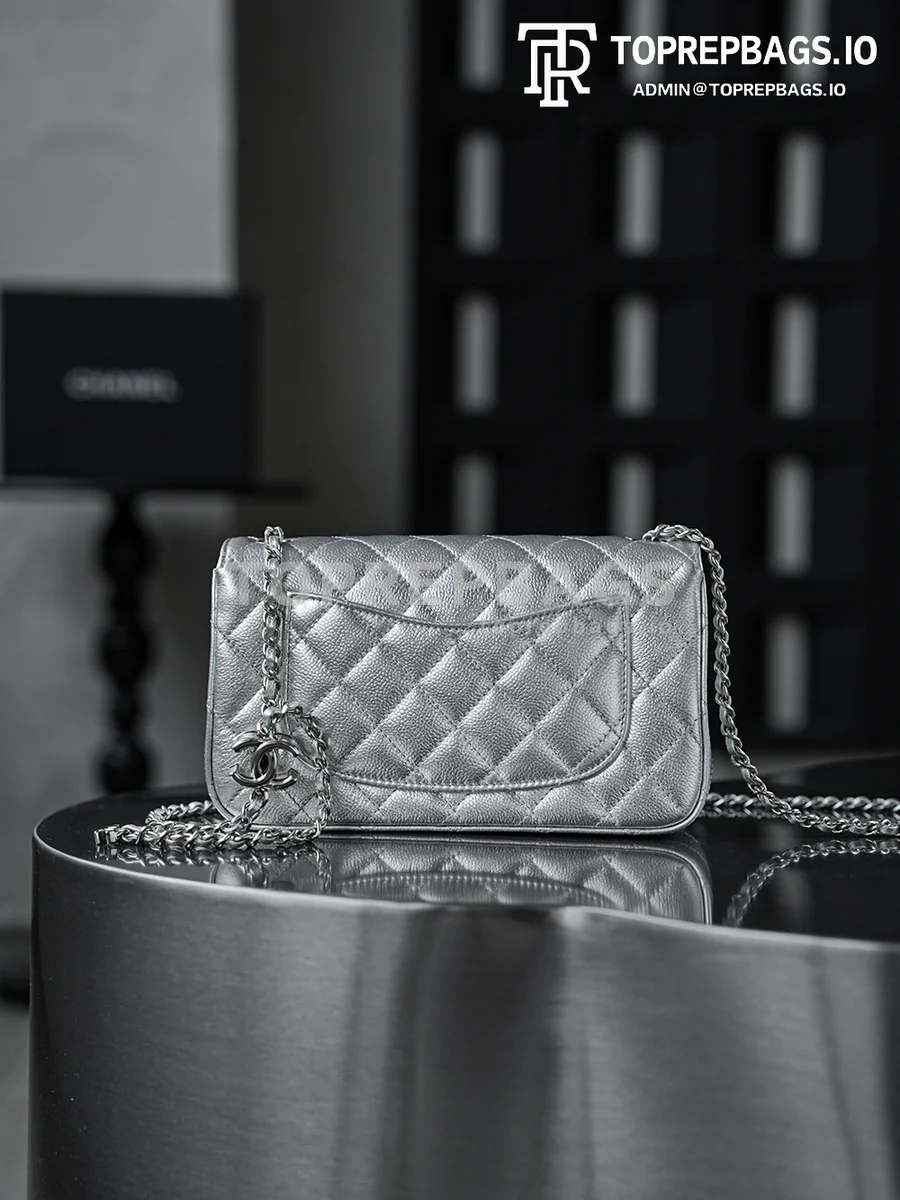 i1765859449649_6958_0_3 Chanel Classic Flap Rectangular Mini Lambskin Leather Silver-tone Hardware Shoulder Bag detailed product image