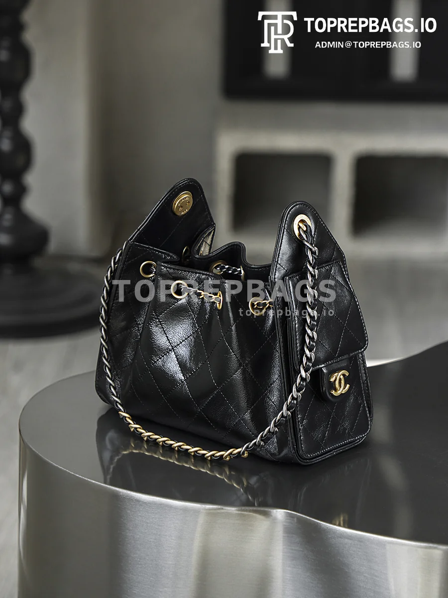 i1766407867070_1333_0_6 Chanel 25 Bag Mini in Black