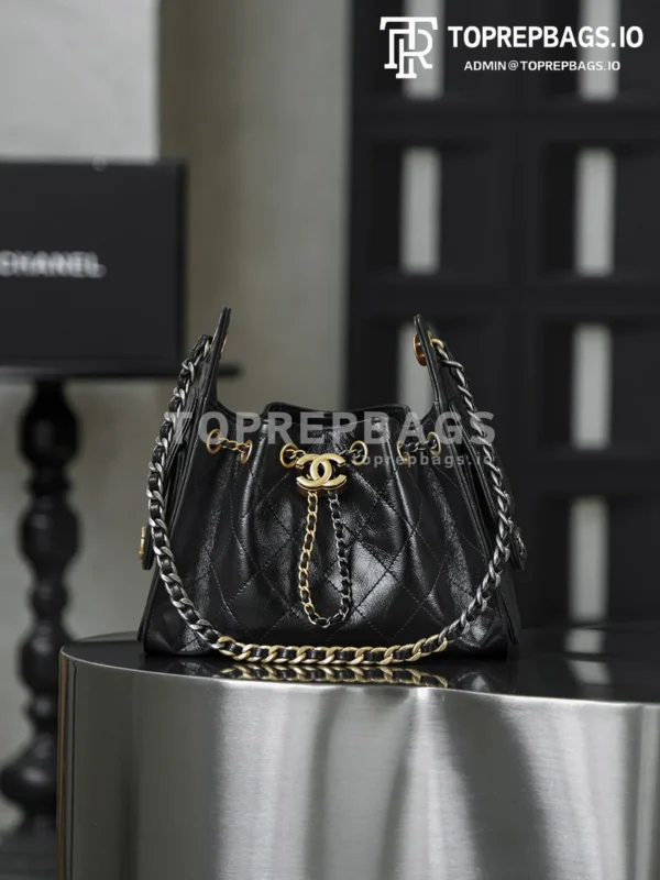 i1766407868478_6208_0_0 Chanel 25 Bag Mini in Black