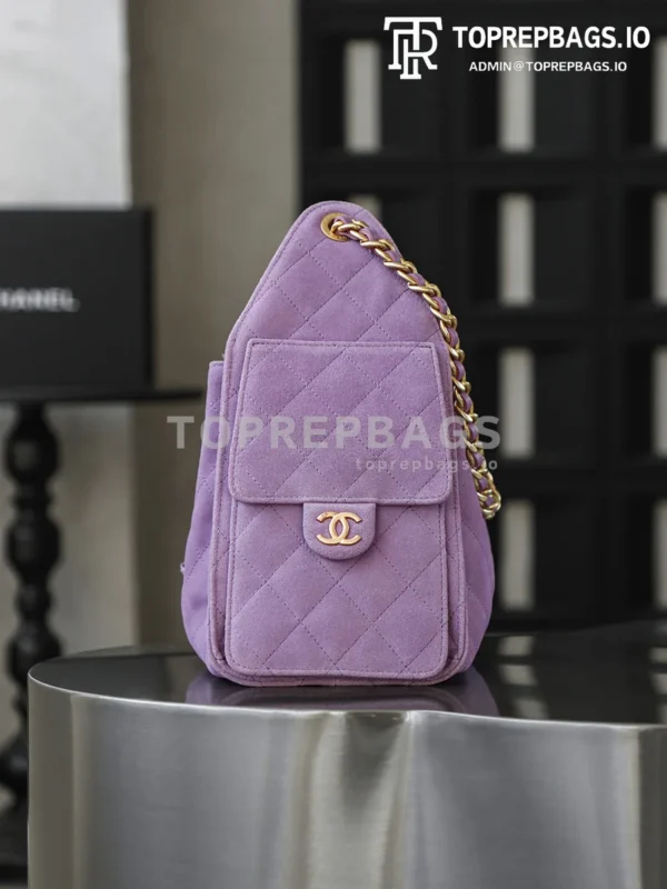i1766744836593_6_0_1 Chanel 25 Bag Small Hobo in Purple