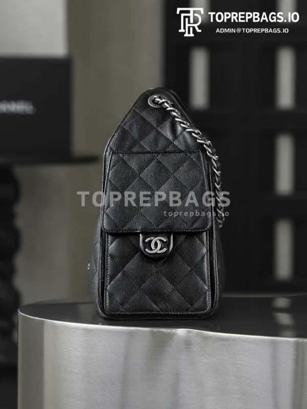 i1767603412556_3804_0_2 Chanel 25 Bag Small Hobo in Black