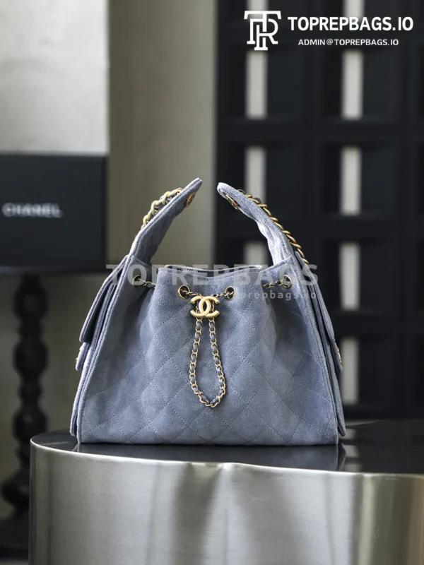 i1767951974862_7331_0_0 Chanel 25 Bag Small Hobo in Blue