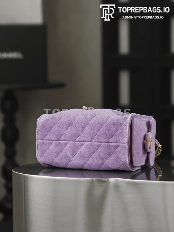 i1768557918552_7336_0_4 Chanel 25 Bag Mini in Purple