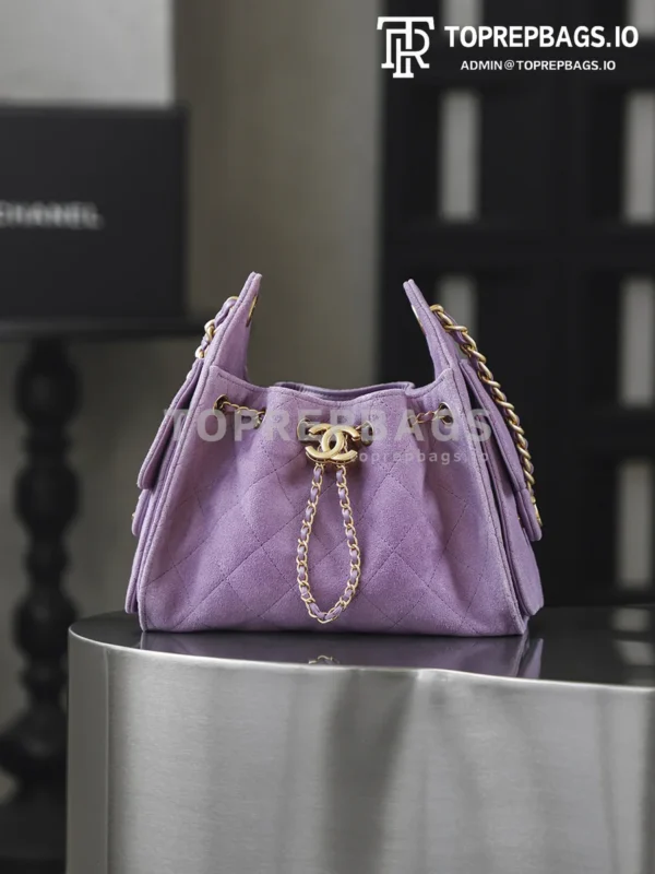 i1768557918553_2598_0_0 Chanel 25 Bag Mini in Purple