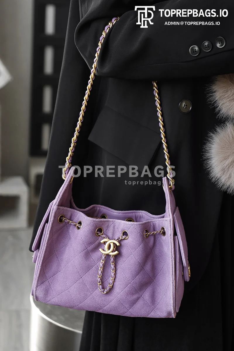 i1768558194966_9636_0_0 Chanel 25 Bag Mini in Purple