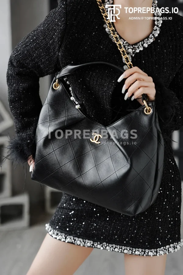 i1768904294240_7311_0_6 Chanel Maxi Hobo in Black