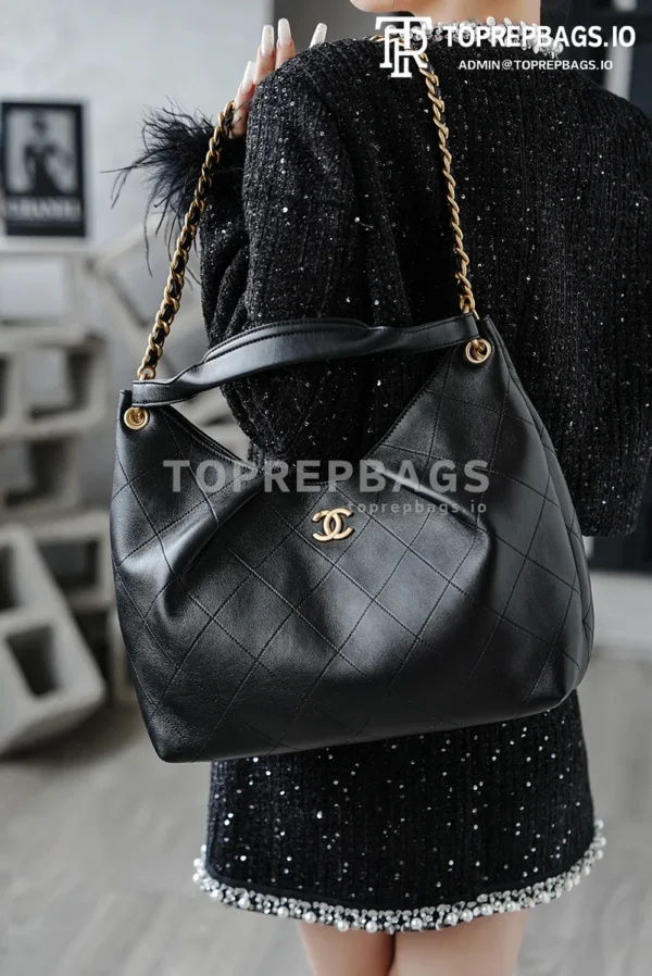 i1768904295903_3027_0_7 Chanel Maxi Hobo in Black