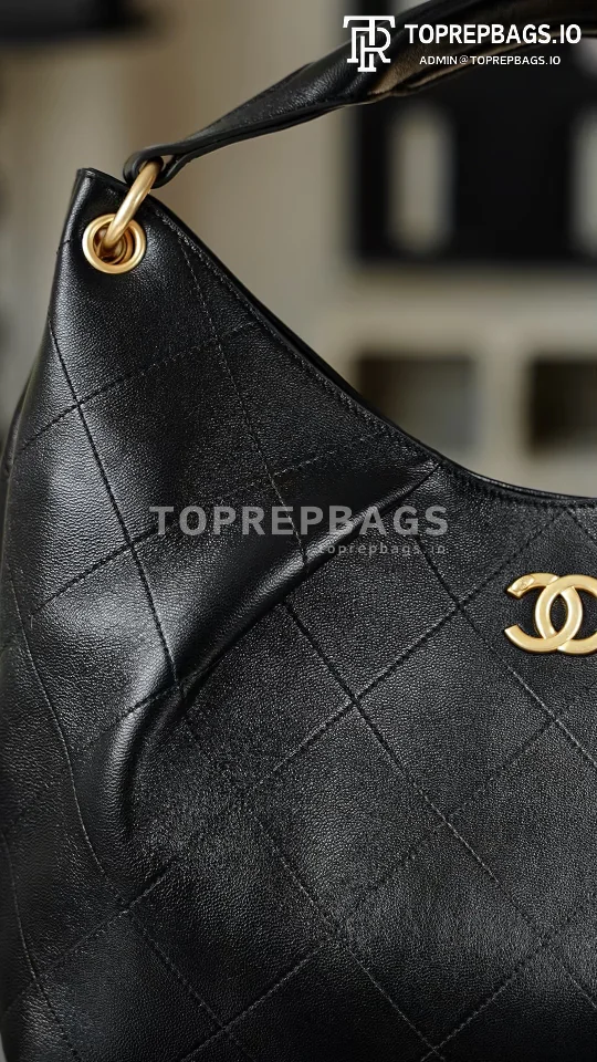 i1768904368102_1426_0_0 Chanel Maxi Hobo in Black