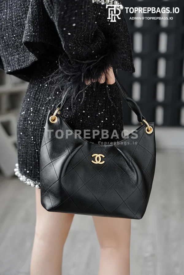 i1768904597279_3604_0_1 Chanel Maxi Hobo in Black