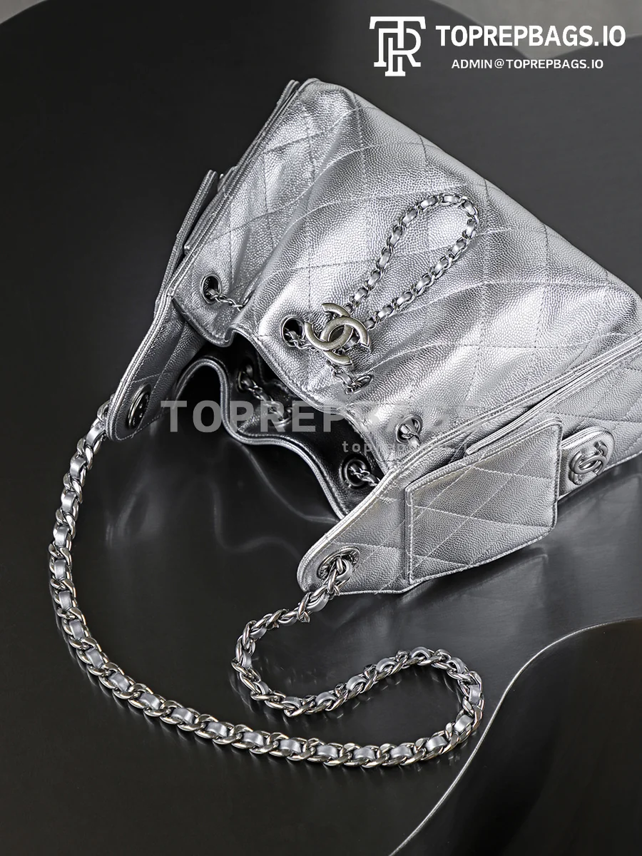 i1769168818843_4144_0_8 Chanel 25 Bag Mini Lambskin Leather Silver-tone Hardware detailed product image