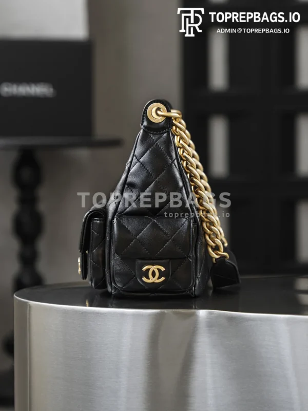 i1769754642452_9660_0_1 Chanel 25 Hobo Small in Black