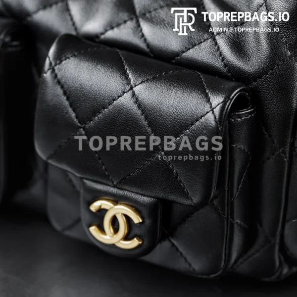 i1769754694641_9083_0_0 Chanel 25 Hobo Small in Black
